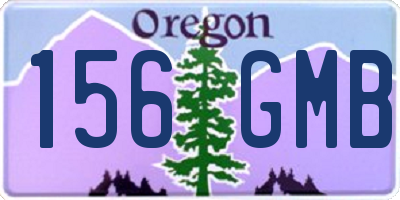 OR license plate 156GMB
