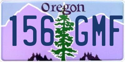 OR license plate 156GMF