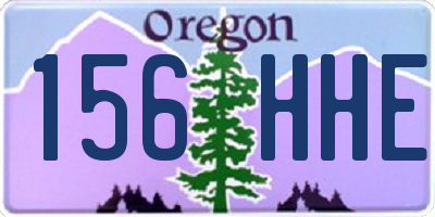 OR license plate 156HHE