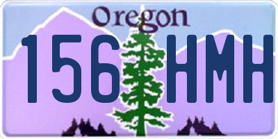 OR license plate 156HMH