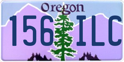 OR license plate 156ILC