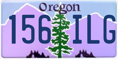 OR license plate 156ILG
