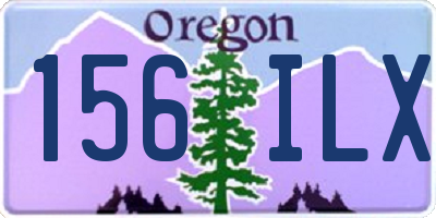 OR license plate 156ILX