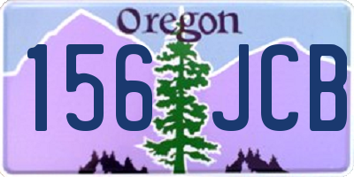 OR license plate 156JCB