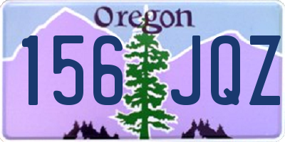 OR license plate 156JQZ