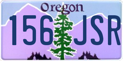 OR license plate 156JSR