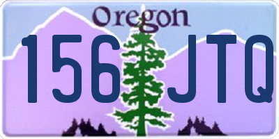 OR license plate 156JTQ