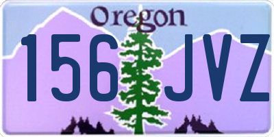 OR license plate 156JVZ