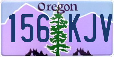 OR license plate 156KJV