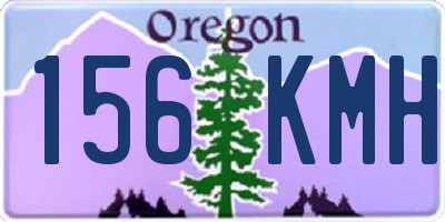 OR license plate 156KMH