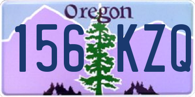 OR license plate 156KZQ