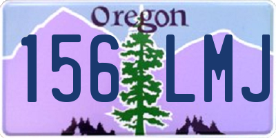 OR license plate 156LMJ