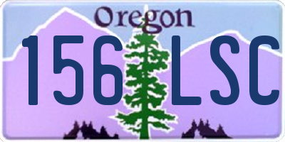 OR license plate 156LSC