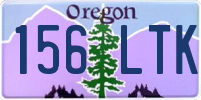 OR license plate 156LTK