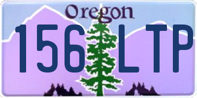 OR license plate 156LTP