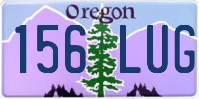 OR license plate 156LUG