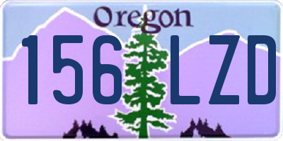 OR license plate 156LZD