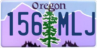 OR license plate 156MLJ