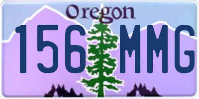 OR license plate 156MMG