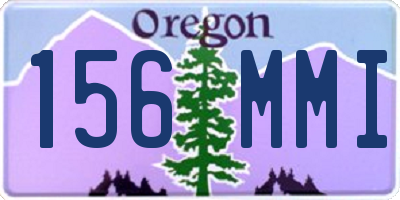 OR license plate 156MMI