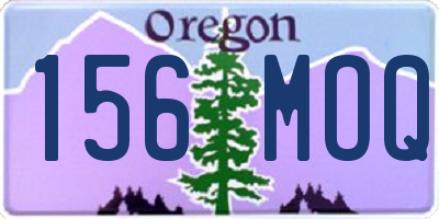 OR license plate 156MOQ