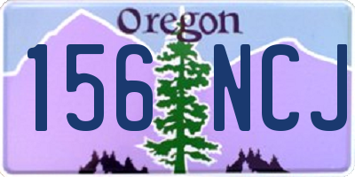 OR license plate 156NCJ