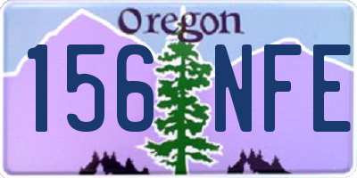 OR license plate 156NFE