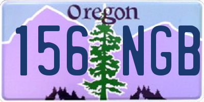 OR license plate 156NGB