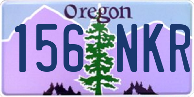 OR license plate 156NKR