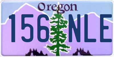 OR license plate 156NLE