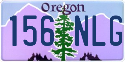 OR license plate 156NLG