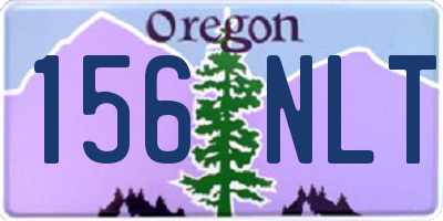 OR license plate 156NLT