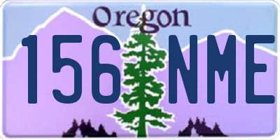 OR license plate 156NME