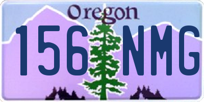OR license plate 156NMG