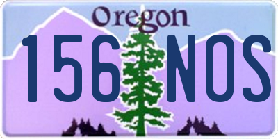 OR license plate 156NOS