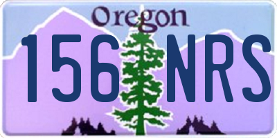 OR license plate 156NRS