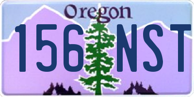 OR license plate 156NST