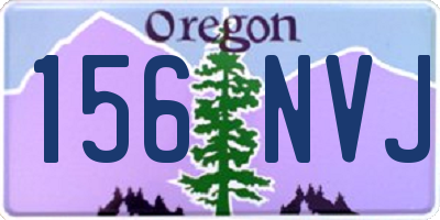 OR license plate 156NVJ