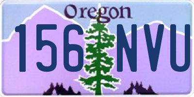 OR license plate 156NVU
