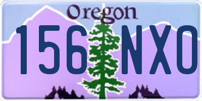 OR license plate 156NXO
