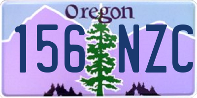 OR license plate 156NZC