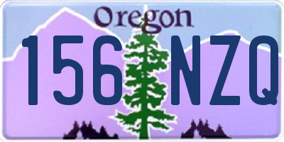 OR license plate 156NZQ
