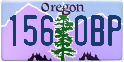 OR license plate 156OBP