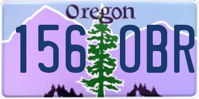 OR license plate 156OBR