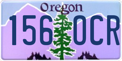 OR license plate 156OCR