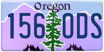 OR license plate 156ODS