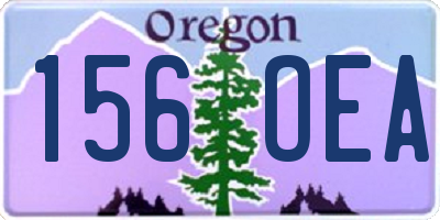 OR license plate 156OEA
