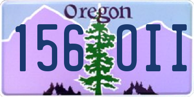 OR license plate 156OII