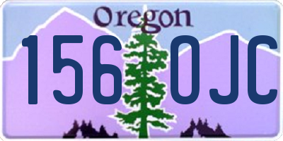 OR license plate 156OJC