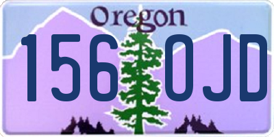 OR license plate 156OJD